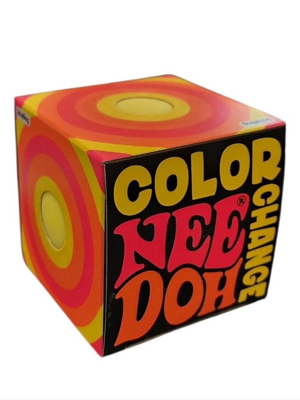 NEW Color Changing NeeDoh Groovy Glob Bright Yellow Squish Pull Squeeze Fidget